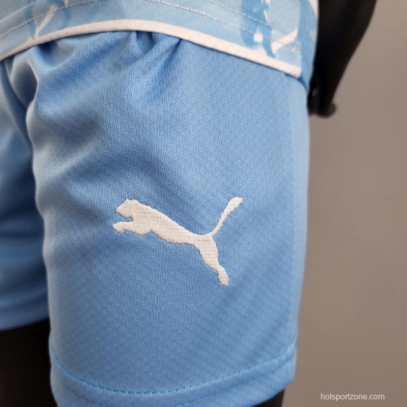 22/23 Kids Kit Manchester City Limited Edition Blue White Size 16-28