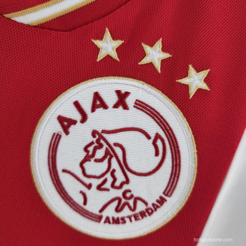 22/23 Ajax Home Soccer Jersey