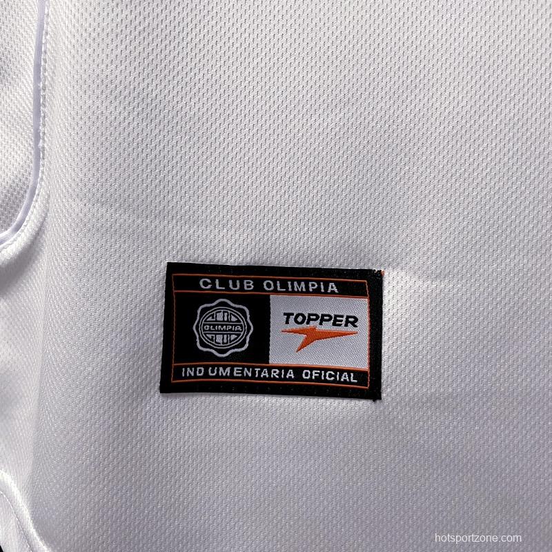 Retro 02 03 Olimpia Home Soccer Jersey