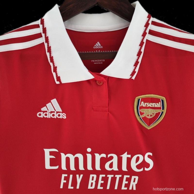 22/23 Women Arsenal Home Soccer Jersey