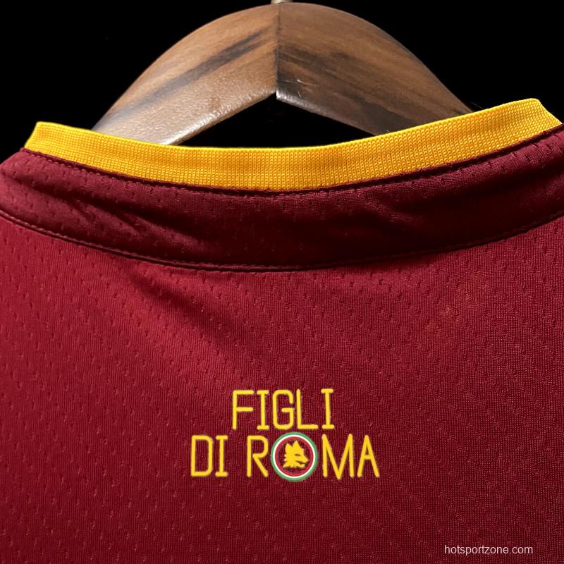 22/23 Roma Home Soccer Jersey