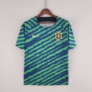 2022 Brazil Special Edition Green Blue Jersey
