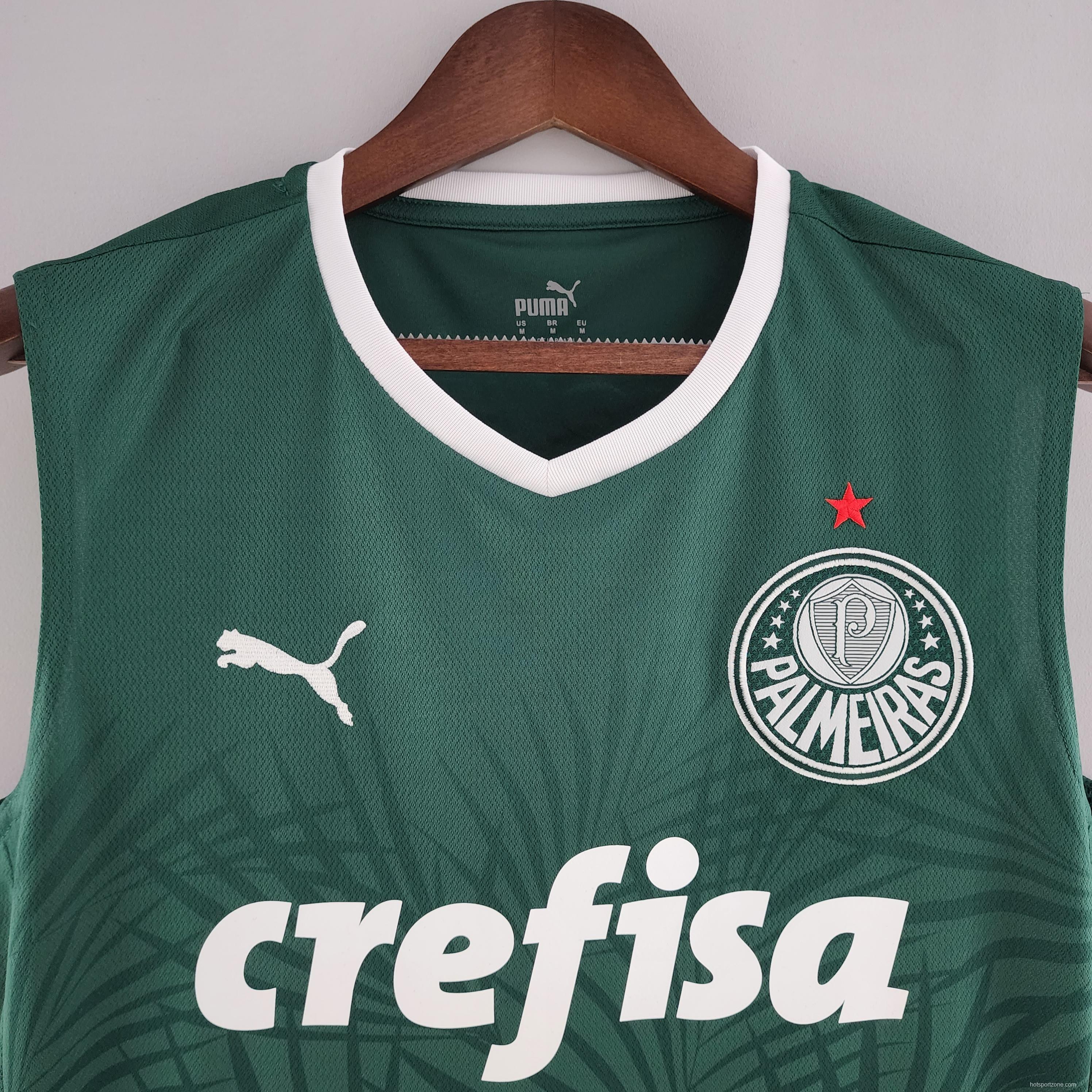 22/23 Palmeiras Home Vest Soccer Jersey