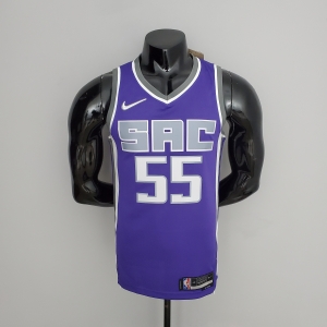 NBA 75th Anniversary Kings Williams#55 Black Purple