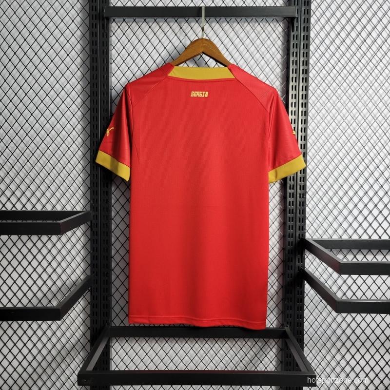 2022 Serbia Home Soccer Jersey Soccer Jersey
