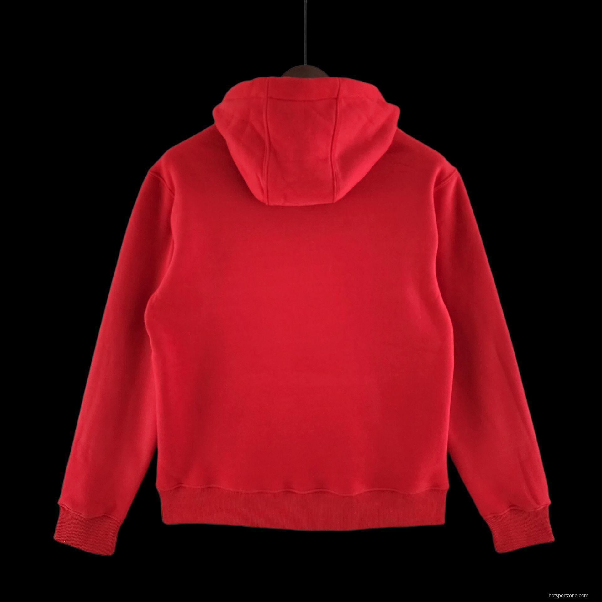 2022 Flamengo Hoodie Red