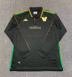 22 23 Venezia Black Long Sleeve Training Jersey