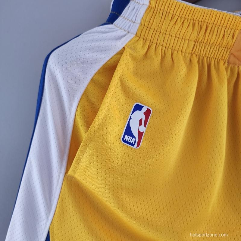 Golden State Warriors Air Jordan NBA Shorts Yellow