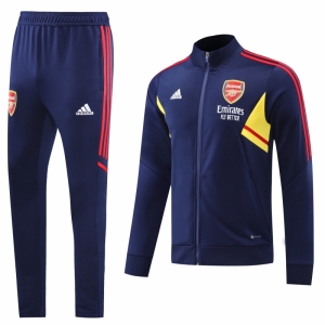 22/23 Arsenal Navy Full Zipper Jacket+Long Pants