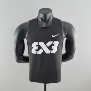 2022 Nike Black Vest Shirts "3X3 Logo"#K000197