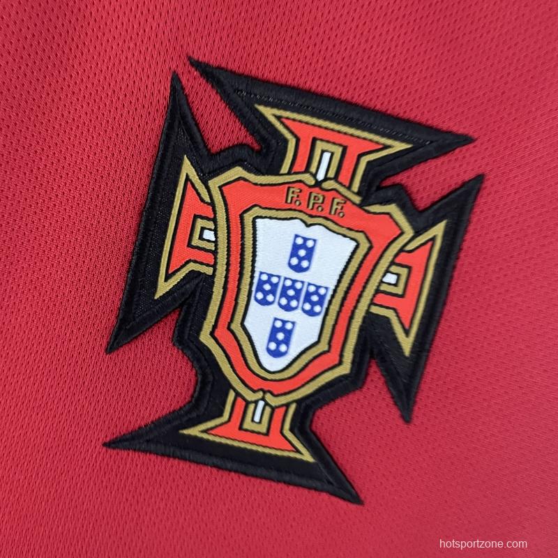 Retro Portugal 2006 Home Soccer Jersey