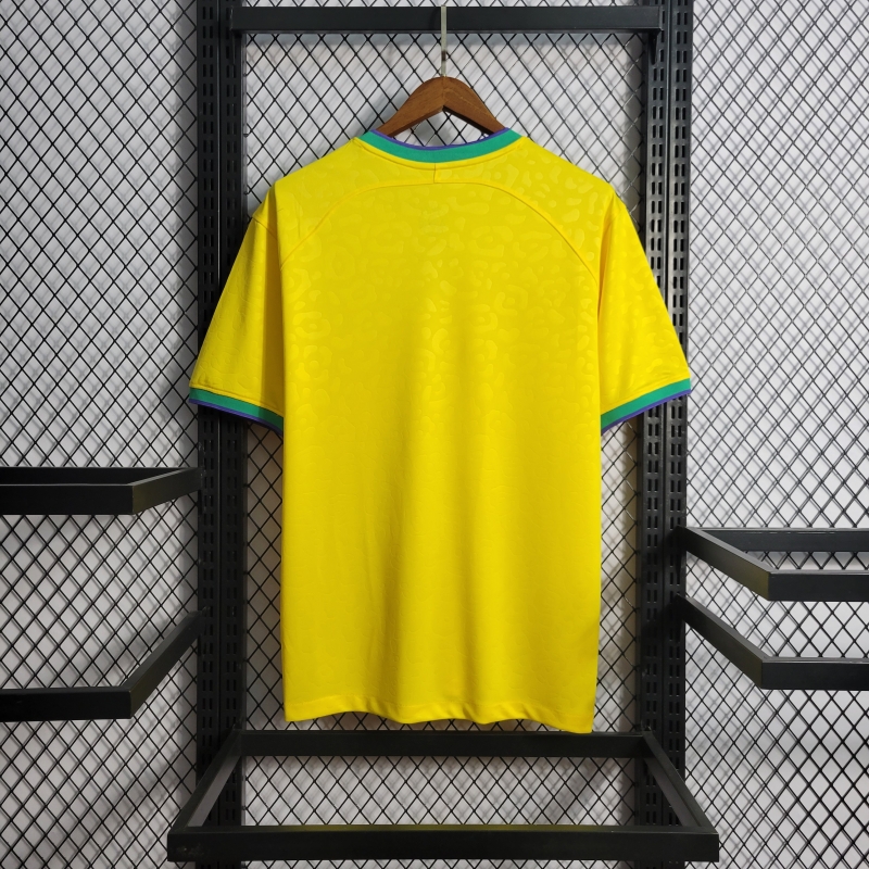 2022 Brazil Home Club World Cup National Team Soccer Jersey