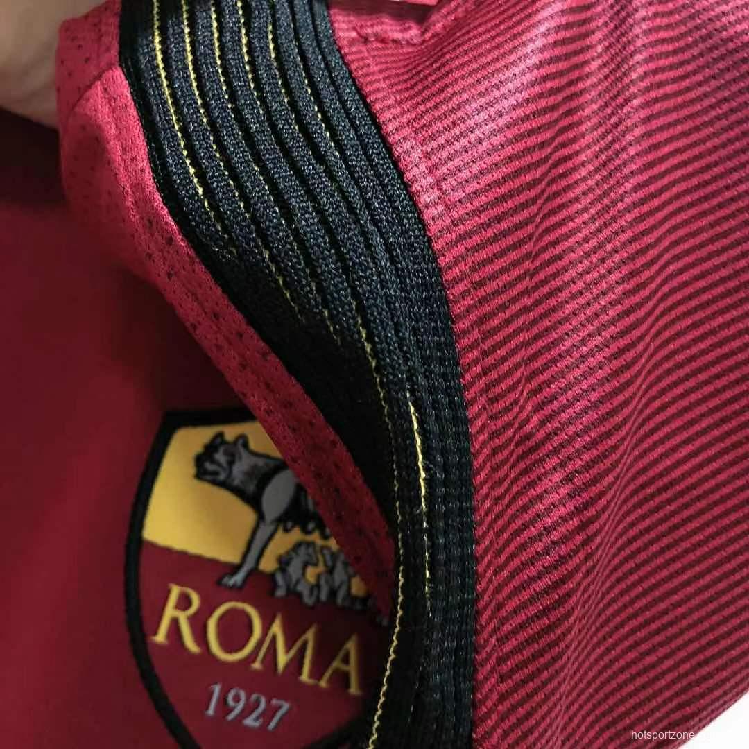 Retro 17/18 Roma Home Soccer Jersey