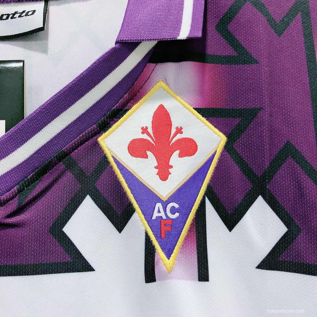 Retro 92/93 Fiorentina  Away Soccer Jersey