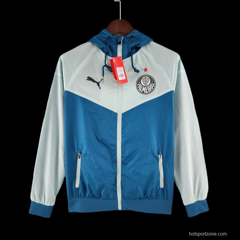 22/23 Palmeiras Windbreaker Blue