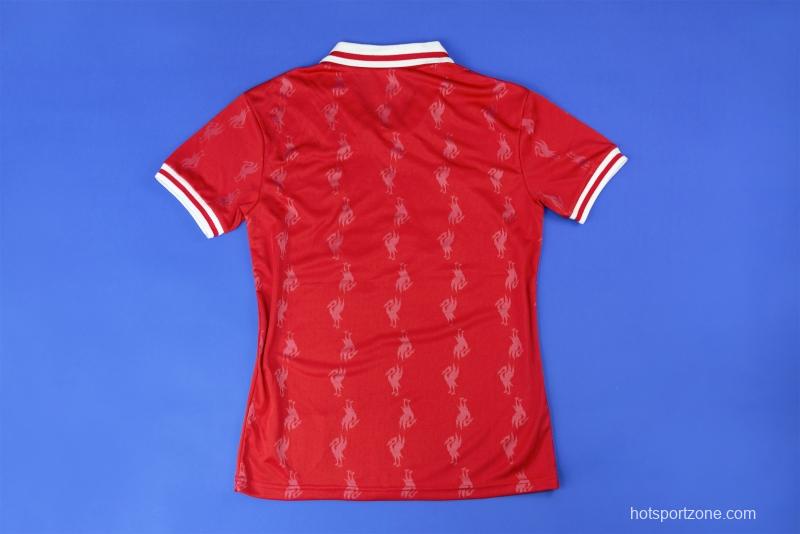 Retro 96/98 Liverpool Home Soccer Jersey