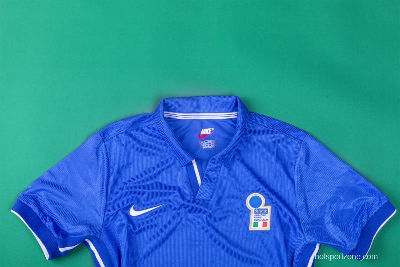 Retro 1998 Italy Home Soccer Jersey