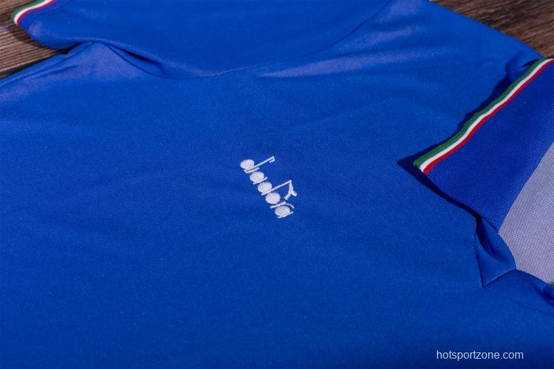 Retro 1990 Italy Home Soccer Jersey