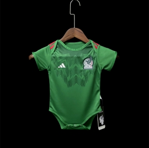 2022 Mexico Home Baby Soccer Jersey
