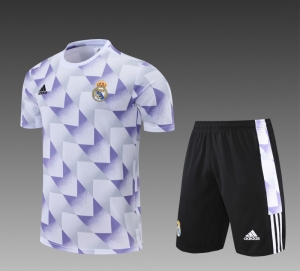 22/23 Real Madrid Grey Jersey +Shorts