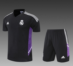 22/23 Real Madrid Black Jersey +Shorts