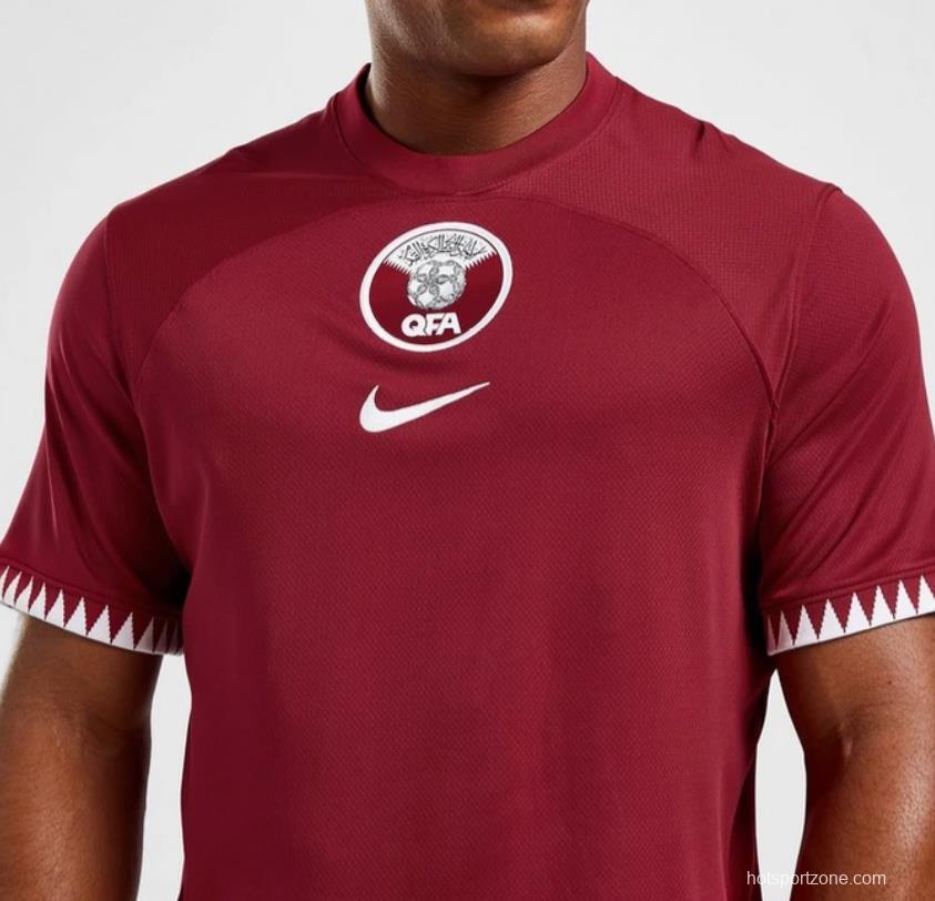 2022 Qatar Home Soccer Jersey