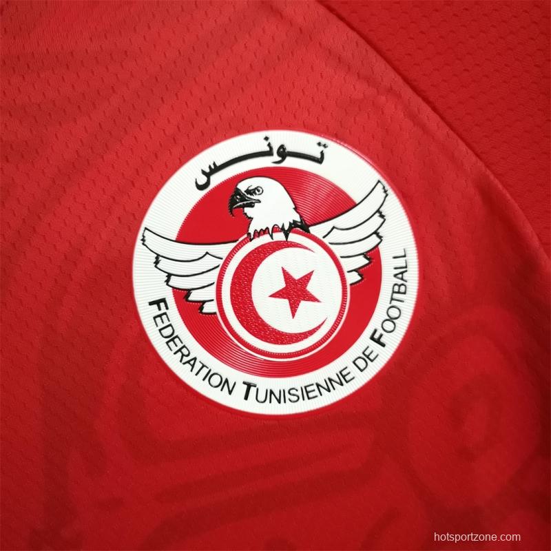 2022 Tunisia Home Soccer Jersey