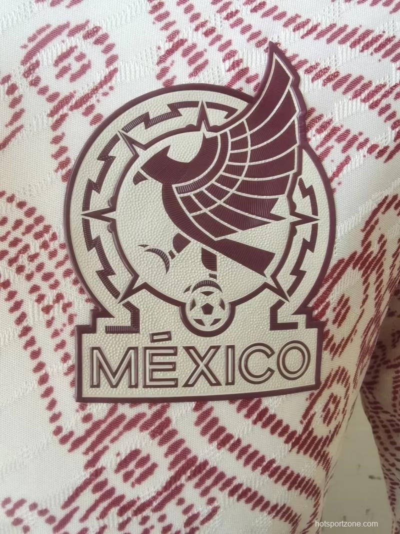 Player Version 2022 Mexico Away Long Sleeve Jersey