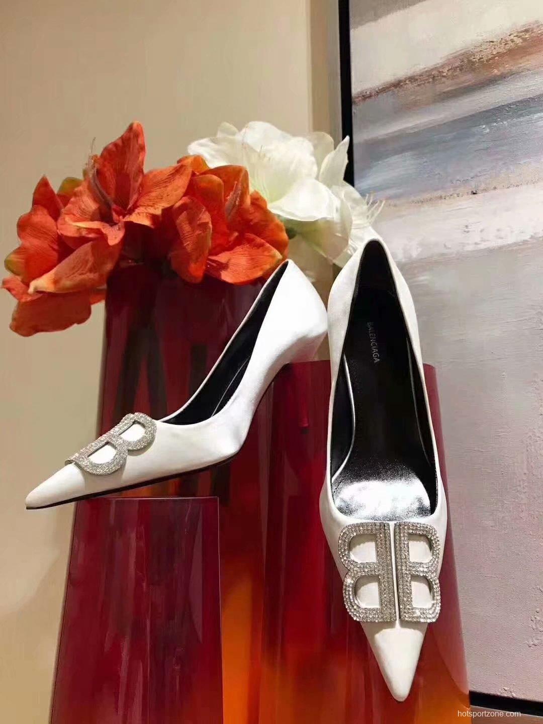 2 Color Women Balenciaga High Heels Shoes