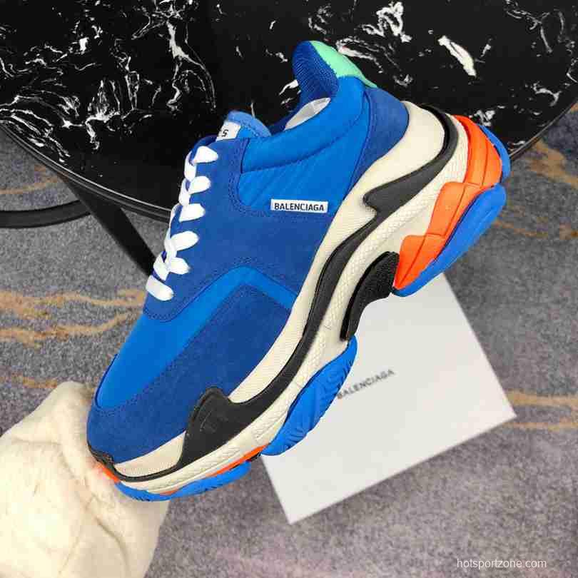 Men Balenciaga Triple-S 2 Blue Sneaker