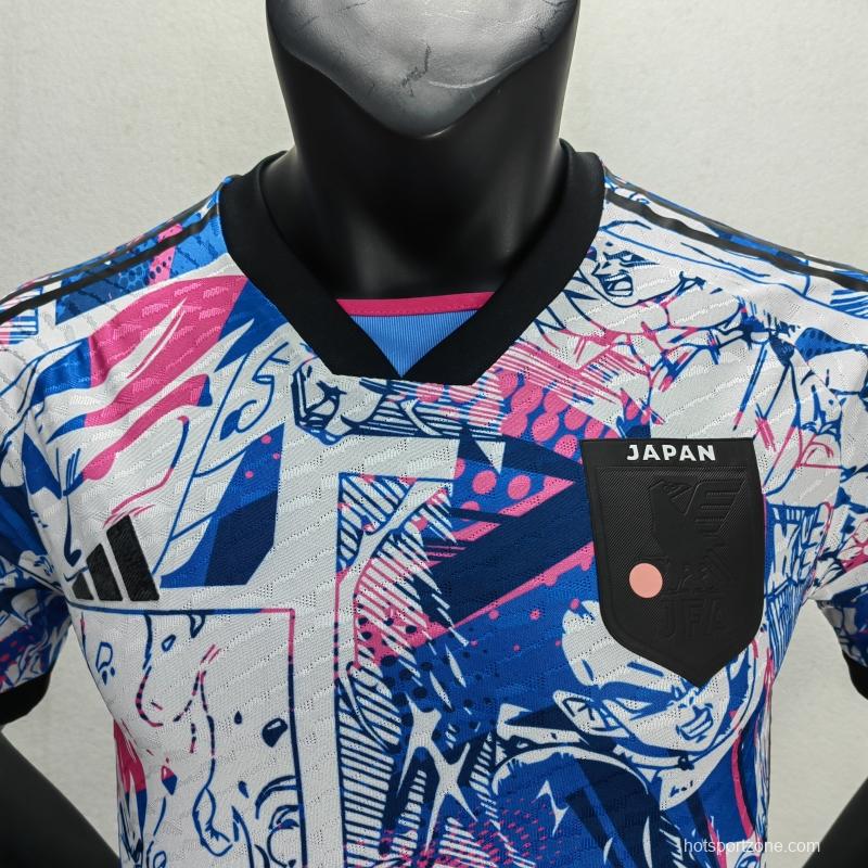 Player Version 2022 Japan X Dragon Ball Special Edition Soccer Jersey