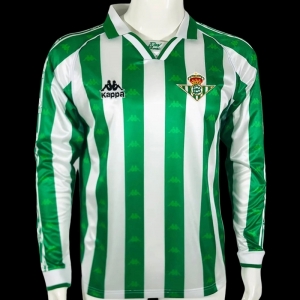 Retro 95/96 Real Betis Home Long Sleeve Jersey