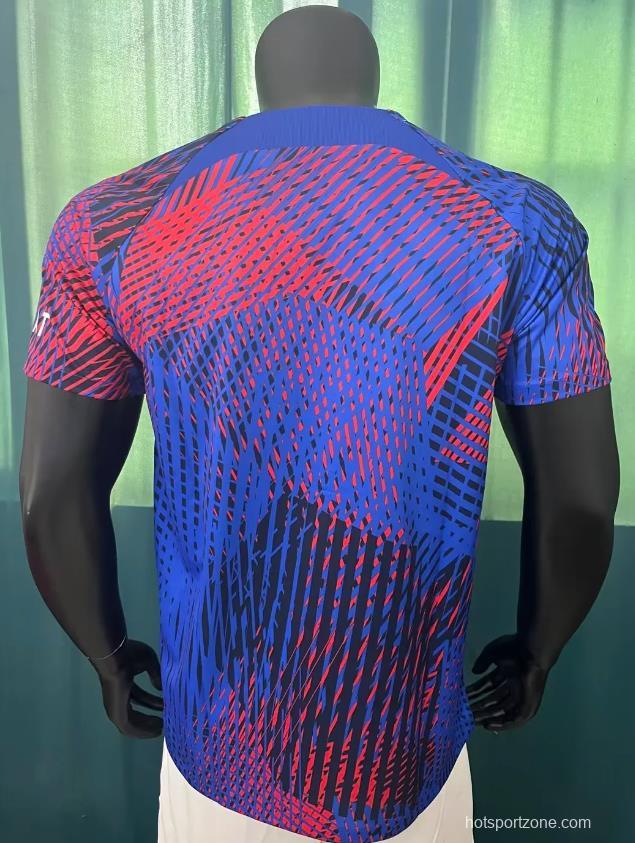 22/23 PSG Blue/Red Pre-Match Jersey