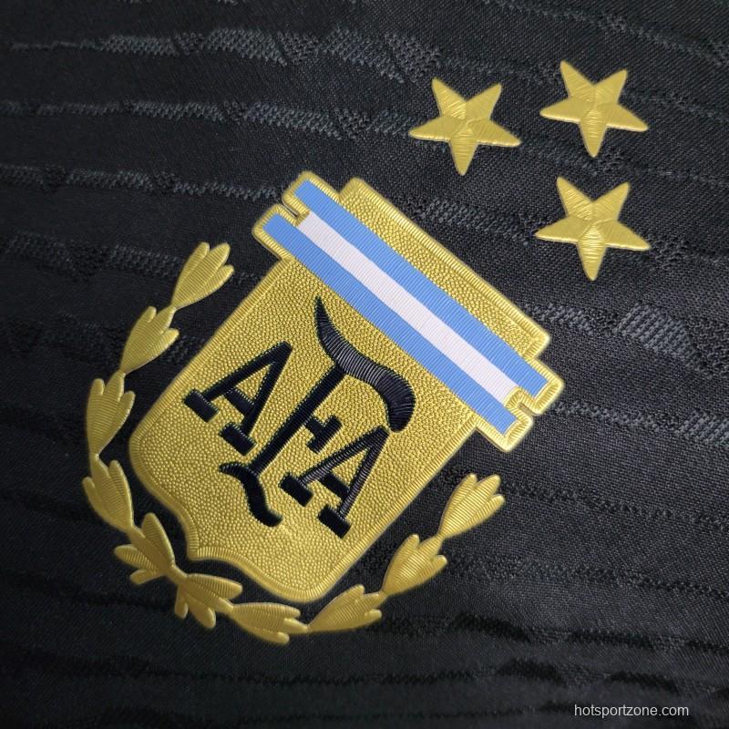 Player Version 23-24 Argentina Black Training Jersey