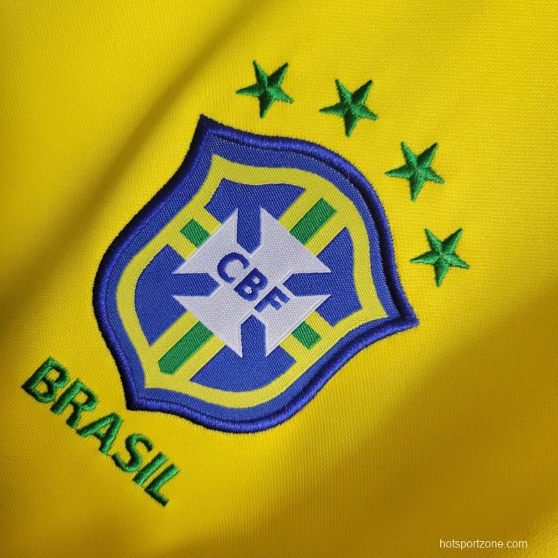 Retro 1997 Brazil Home Jersey