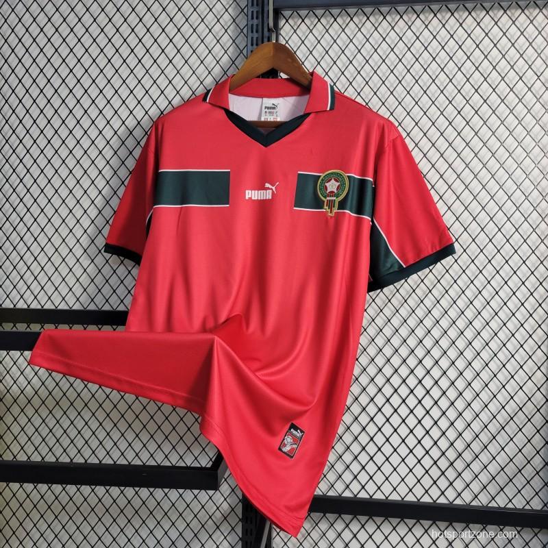 Retro 1998 Morocco Third Red Jersey