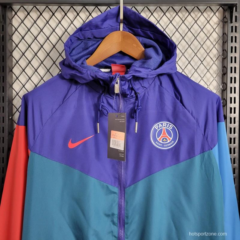 2223 PSG Blue Navy Windbreaker