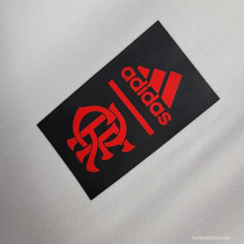 23-24 Flamengo White Casual T-Shirts
