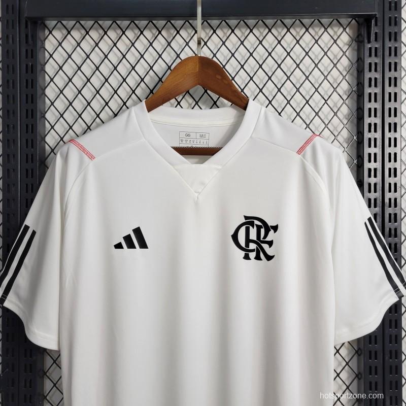 23-24 Flamengo Training White Jersey