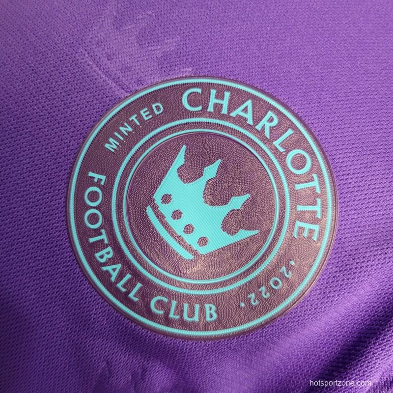 Player Version 23-24 Charlotte Away Purple Jersey