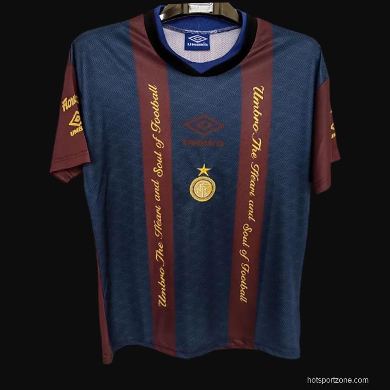 Retro 94/95 Inter Milan Training Jersey Wine Color Jersey