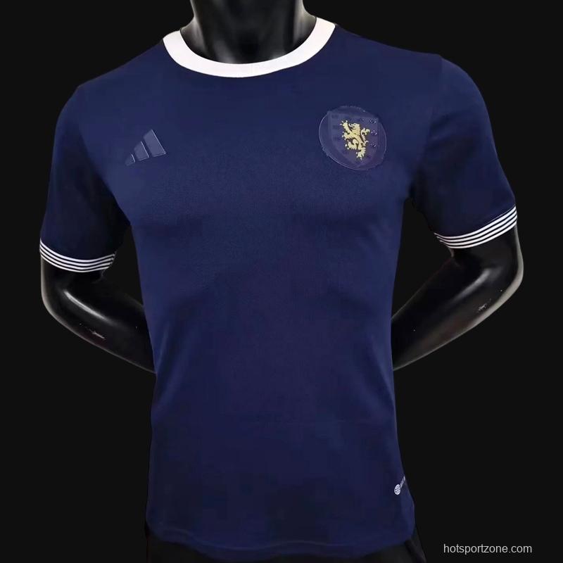 Player Version 2023 Scotland 150 Years Anniversary Navy Jersey