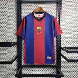 Retro 98-99 Barcelona Home Soccer Jersey