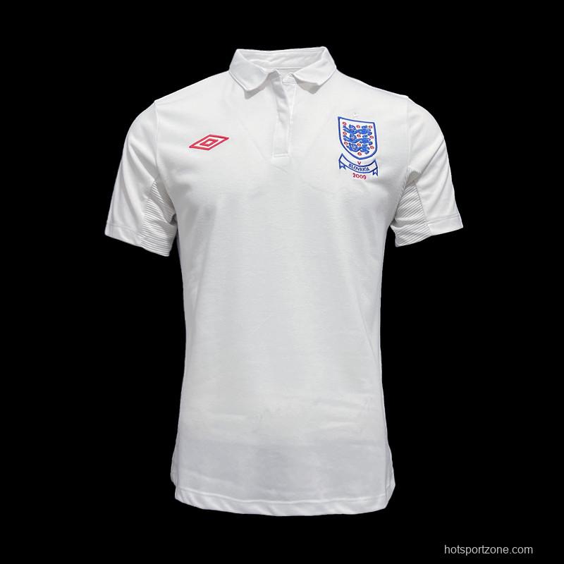 Retro 2010 England Home Soccer Jersey