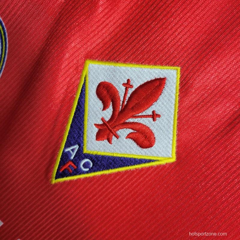 Retro 95-96 Fiorentina Third Red Jersey