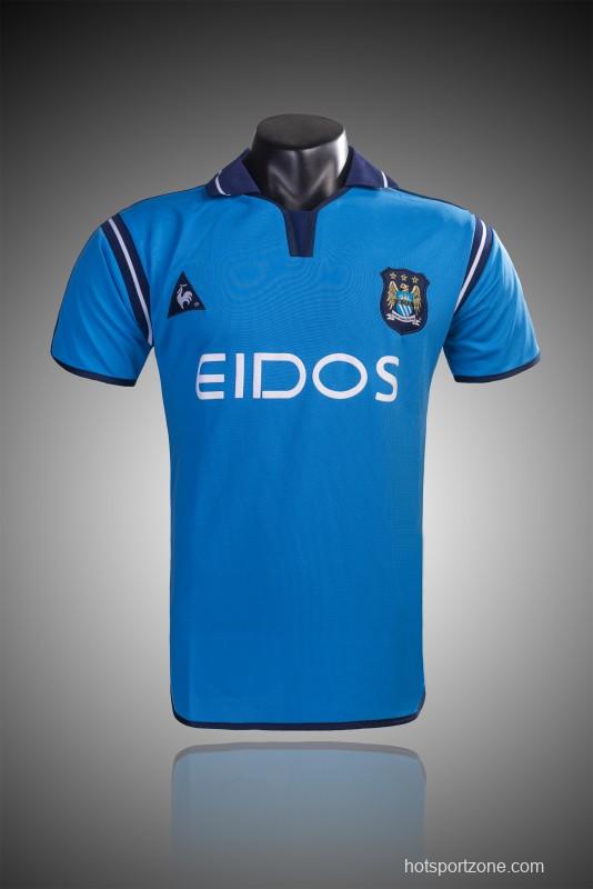 Retro 01/02 Manchester City Home Jersey