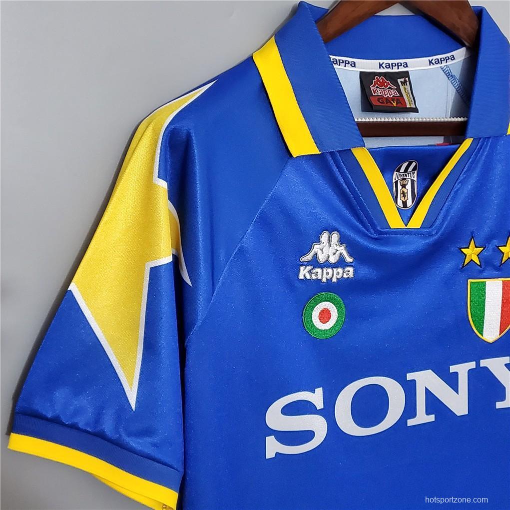 Retro 95/96 Juventus Away Blue Jersey