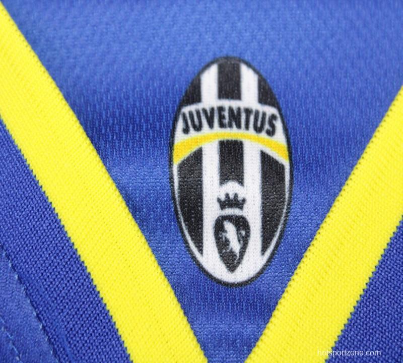Retro 95/96 Juventus Away Blue Long Sleeve Jersey