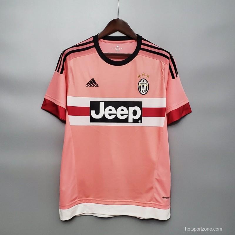 Retro 15/16 Juventus Away Pink Jersey