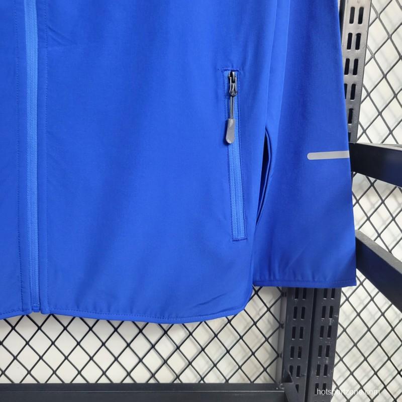 2023 Nike Blue Outdoor Sports Sunscreen Jacket